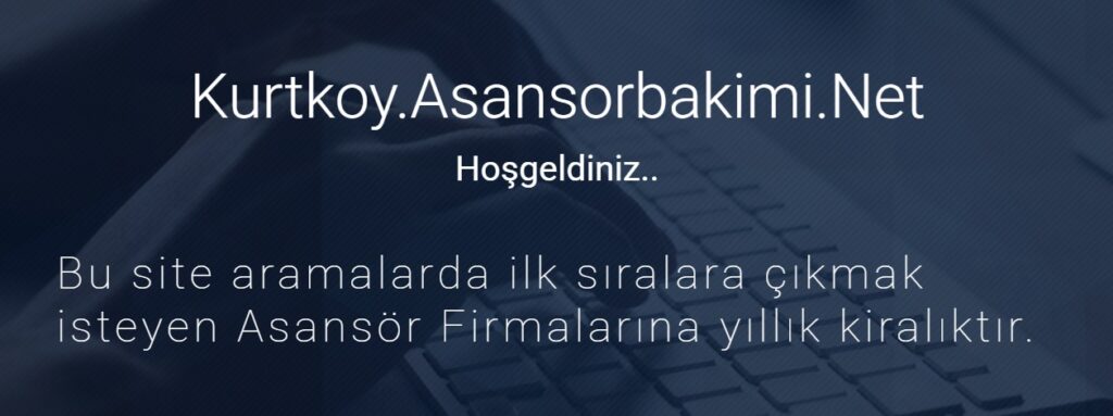 Kurtköy asansör bakımı